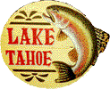 Circular Lake Sign With Raised Cut-Out Trout